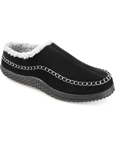 Shop Vance Co. Men's Godwin Moccasin Clog Slippers In Black