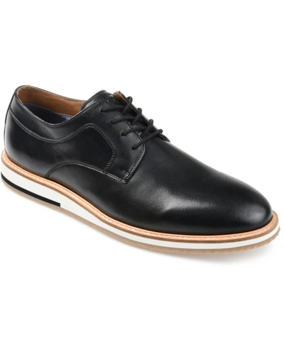 Shop Thomas & Vine Men's Glover Plain Toe Derby Shoe In Black