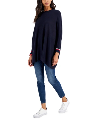 Tommy hilfiger sales poncho sweater