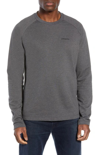 Shop Patagonia P-6 Logo Regular Fit Lightweight Sweatshirt In Forge Grey