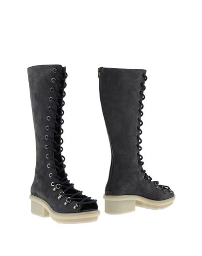 3.1 Phillip Lim / フィリップ リム 'mallory' Open Lace-up Sandal Boots In Dark Blue