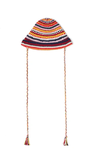 Shop Alanui Hat In Multicolor