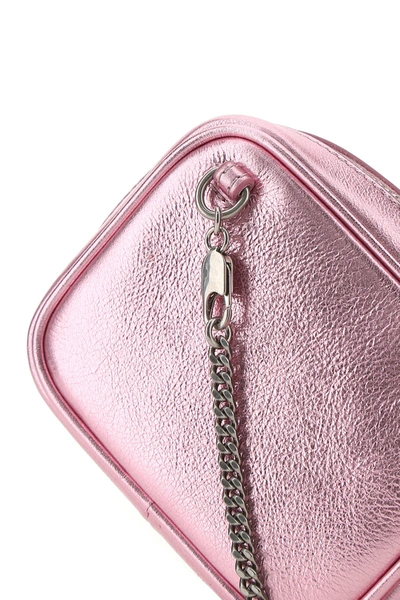 Shop Saint Laurent Pink Leather Baby Lou Belt Bag Pink  Donna 85