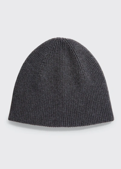 Shop The Row Ossa Cashmere Beanie Hat In Charcoal