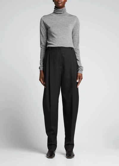 Totême Wool First Layer Turtleneck In Grey Melange 350