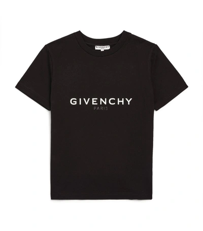 Shop Givenchy Kids Logo T-shirt In Black