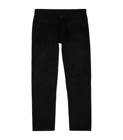 Shop Off-white Diagonals Slim Jeans In Black