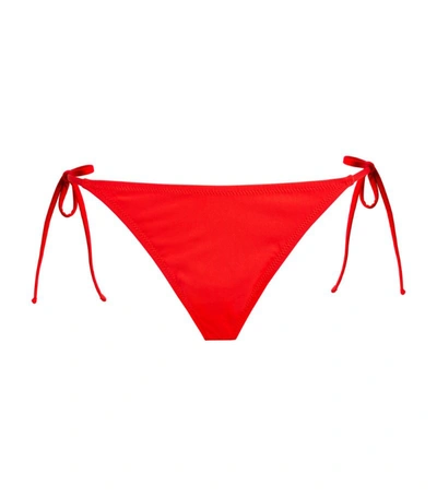 Shop Fisch Chanzy Bikini Bottoms In Red