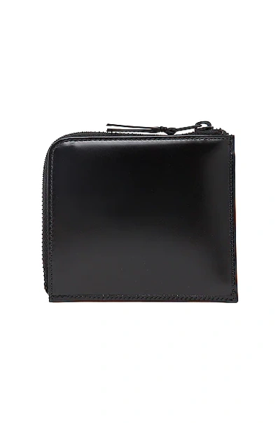 Comme Des Garçons 3/4 Zip Wallet In Black