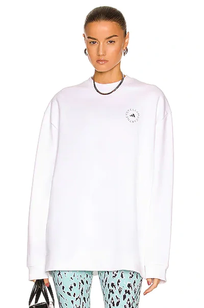 Shop Adidas By Stella Mccartney Sportswear Sweatshirt In White