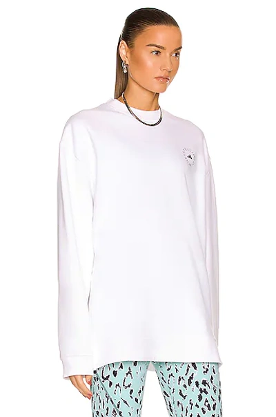 Shop Adidas By Stella Mccartney Sportswear Sweatshirt In White