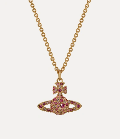 Shop Vivienne Westwood Grace Bas Relief Pendant Necklace In Gold