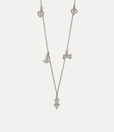 Shop Vivienne Westwood Brandita Necklace In Silver
