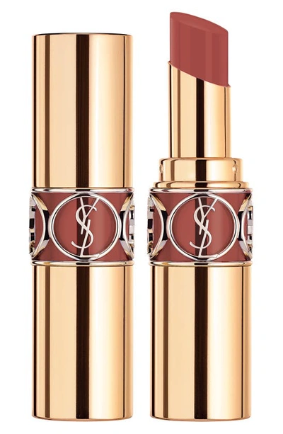 Shop Saint Laurent Rouge Volupté Shine Oil-in-stick Lipstick Balm In 154 Chestnut Corset