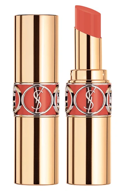 Shop Saint Laurent Rouge Volupté Shine Oil-in-stick Lipstick Balm In 152 Pink Broderie