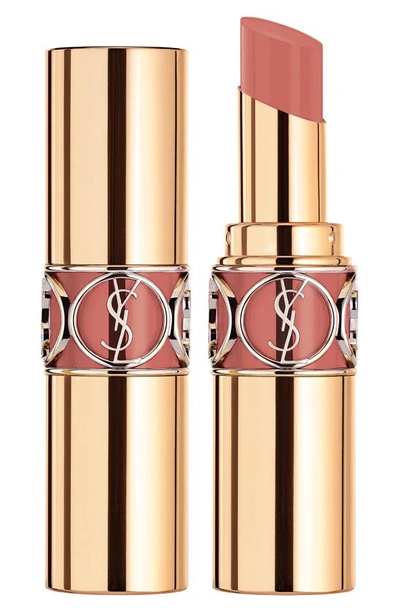 Shop Saint Laurent Rouge Volupté Shine Oil-in-stick Lipstick Balm In 150 Nude Lingerie