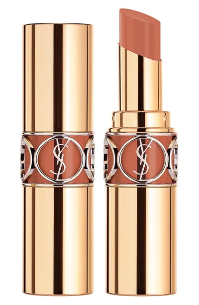 Shop Saint Laurent Rouge Volupté Shine Oil-in-stick Lipstick Balm In 151 Orange Caraco