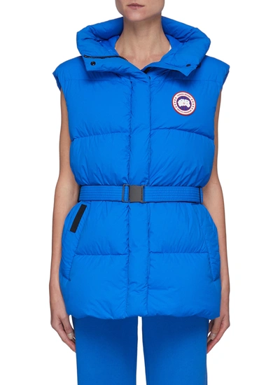 Canada Goose X Angel Chen 'rayla' Belted Puffer Vest In Blue | ModeSens