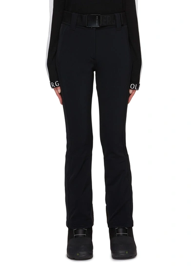 Shop Goldbergh Pippa' Belted 4-way Stretch Ski Pants In Black