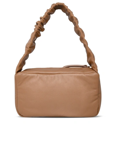 Shop Frenzlauer Beige Leather Flyer Crispy Bag In Brown