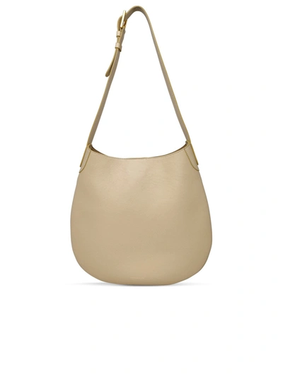 Shop Frenzlauer Ivory Leather Hobo Bag In Yellow