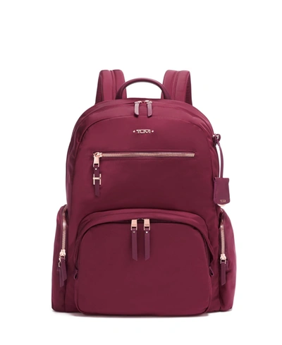 Shop Tumi Voyageur Carson Backpack In Berry