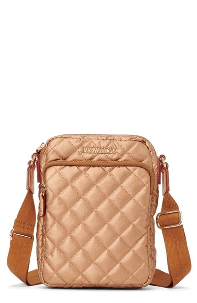 Shop Mz Wallace Metro Crossbody Bag In Copper