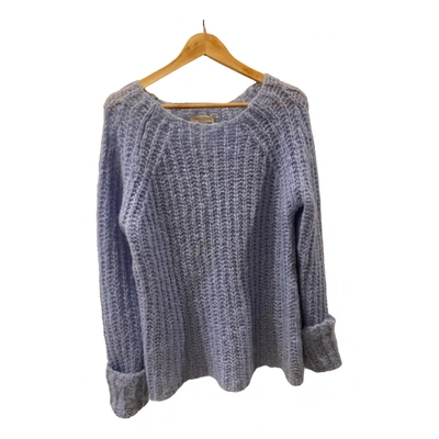 Pre-owned Roberto Collina Wool Jumper In Blue