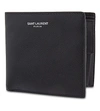 SAINT LAURENT Grained leather billfold wallet