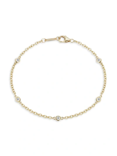 Shop Nephora Women's 14k Yellow Gold & 0.25 Tcw Diamond Bracelet