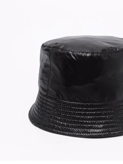 Shop Balmain Logo-print Bucket Hat In Black