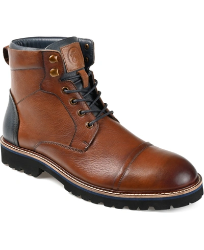 Shop Thomas & Vine Men's Reddick Cap Toe Ankle Boot In Brown