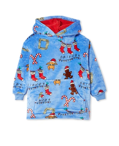 Cotton On Toddler Boys Snugget Oversized Licensed Northern Hoodie In Wb Friends Merry Christmas Dusk Blue ModeSens