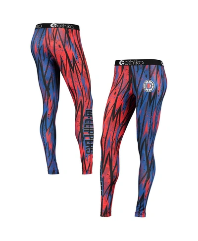 Shop Ethika Women's Red, Royal La Clippers Classic Leggings In Red/royal