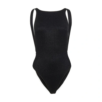 Shop Oseree Lumiere One Piece Swimsuit In Black