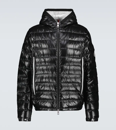 Shop Moncler Galion Down Quilted Jacket In Black