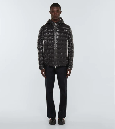 Shop Moncler Galion Down Quilted Jacket In Black