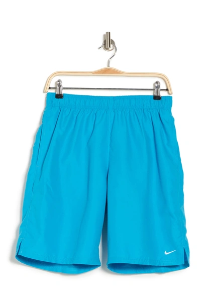 Shop Nike Essential Lap 9" Volley Short In Laser Blue