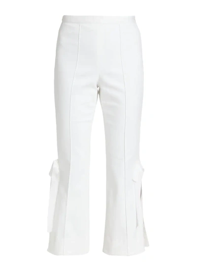 Shop Cinq À Sept Women's Tous Les Jours Lou Split Side Jeans In White