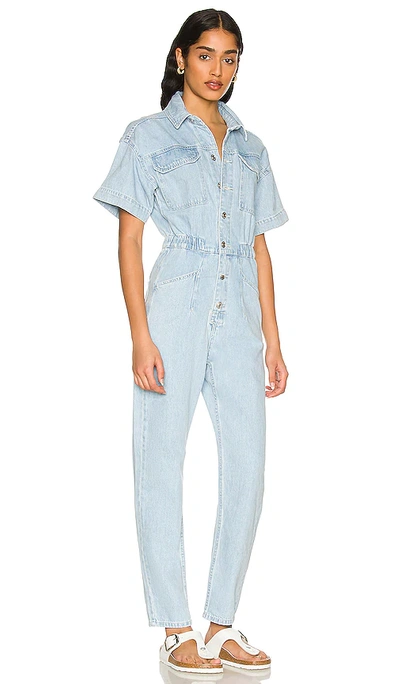 Shop Free People X We The Free Marci Jumpsuit In Blue