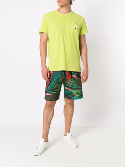 Osklen Play-pause-stop Crewneck T-shirt In Grün