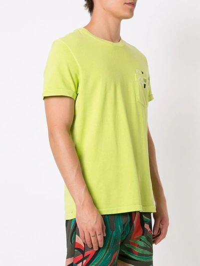 Osklen Play-pause-stop Crewneck T-shirt In Grün