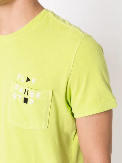 Osklen Play-pause-stop Crewneck T-shirt In Grün