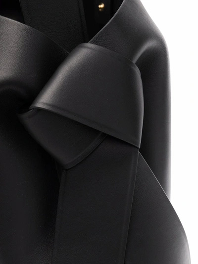 Shop Acne Studios Midi Musubi Shoulder Bag In Black