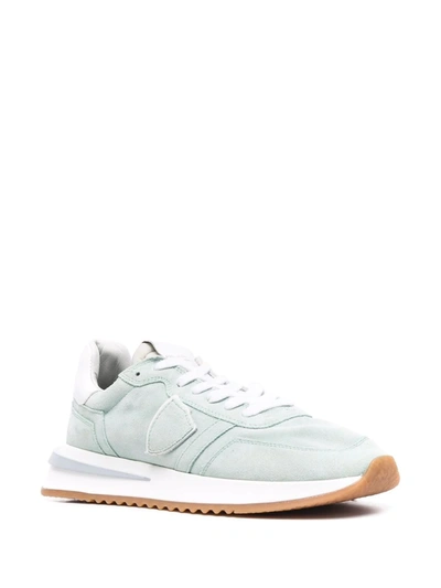 Philippe Model Tropez 2.1 Daim Lave Sneakers In Grün