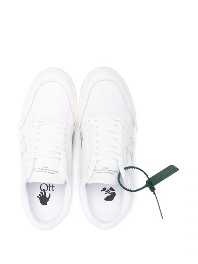 NIB OFF-WHITE C/O VIRGIL ABLOH Black/White Stripe Logo Sneakers Size 7/37  $310