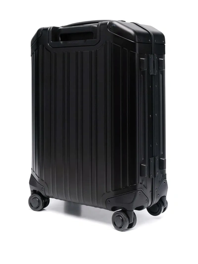 Shop Piquadro Rigid Cabin Suitcase In Schwarz