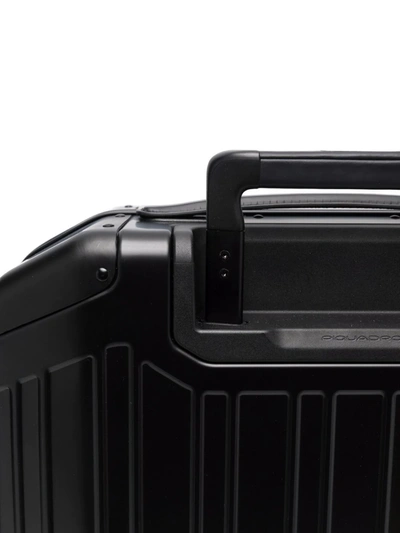 Piquadro Rigid Cabin Suitcase In Schwarz
