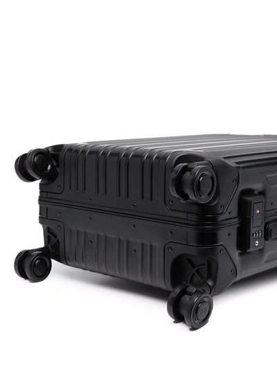 Piquadro Rigid Cabin Suitcase In Schwarz