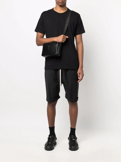 Shop Alchemy Drawstring Bermuda Shorts In Schwarz